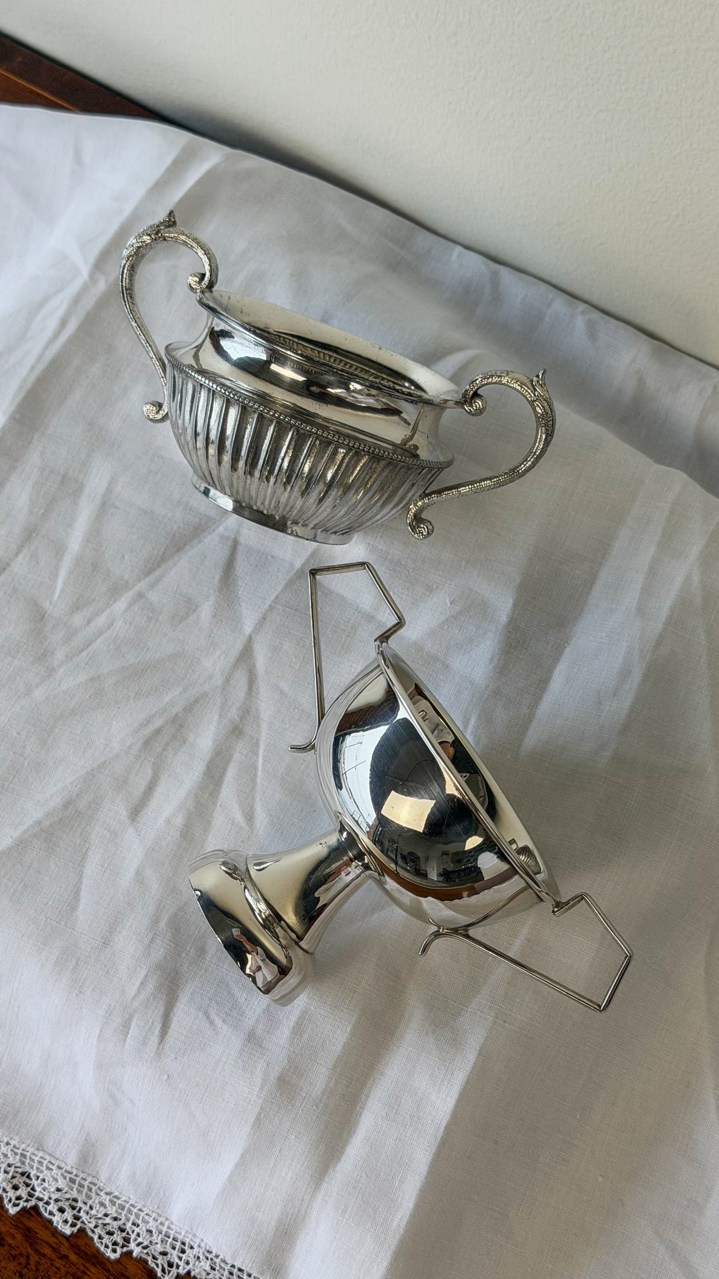 English Silverplate Loving Cup