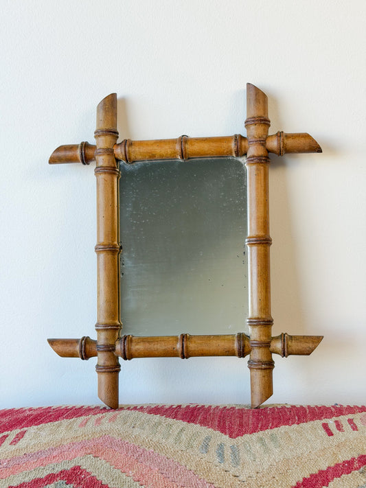 French Faux Bamboo Mirror (No. 1)