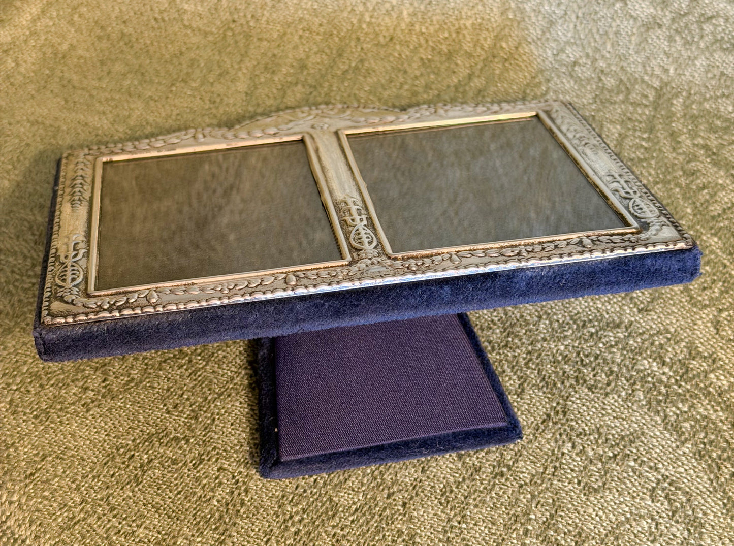 1999/2000 Sterling Silver Two-Sided Picture Frame