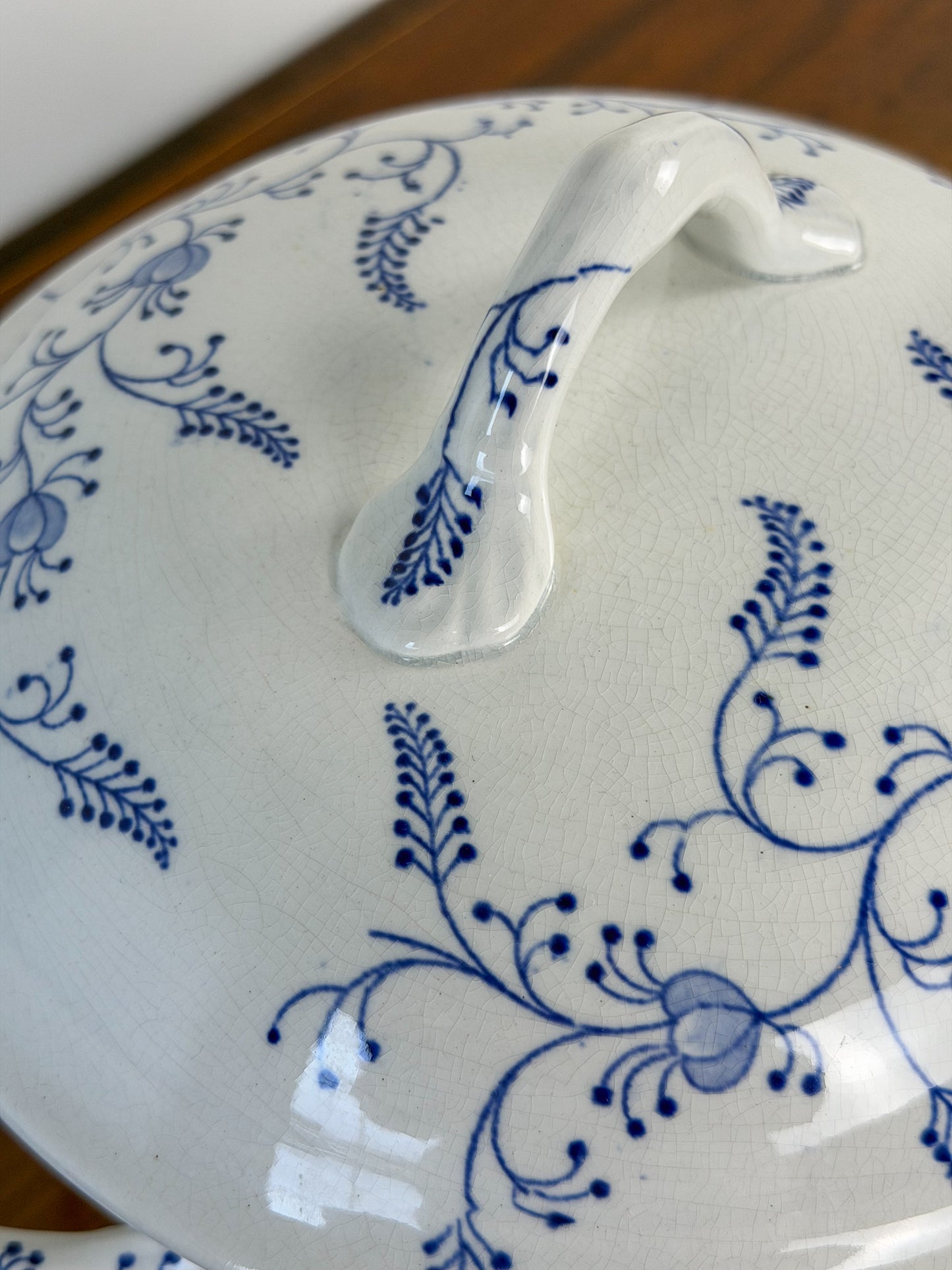 Belgian Transferware Soupière