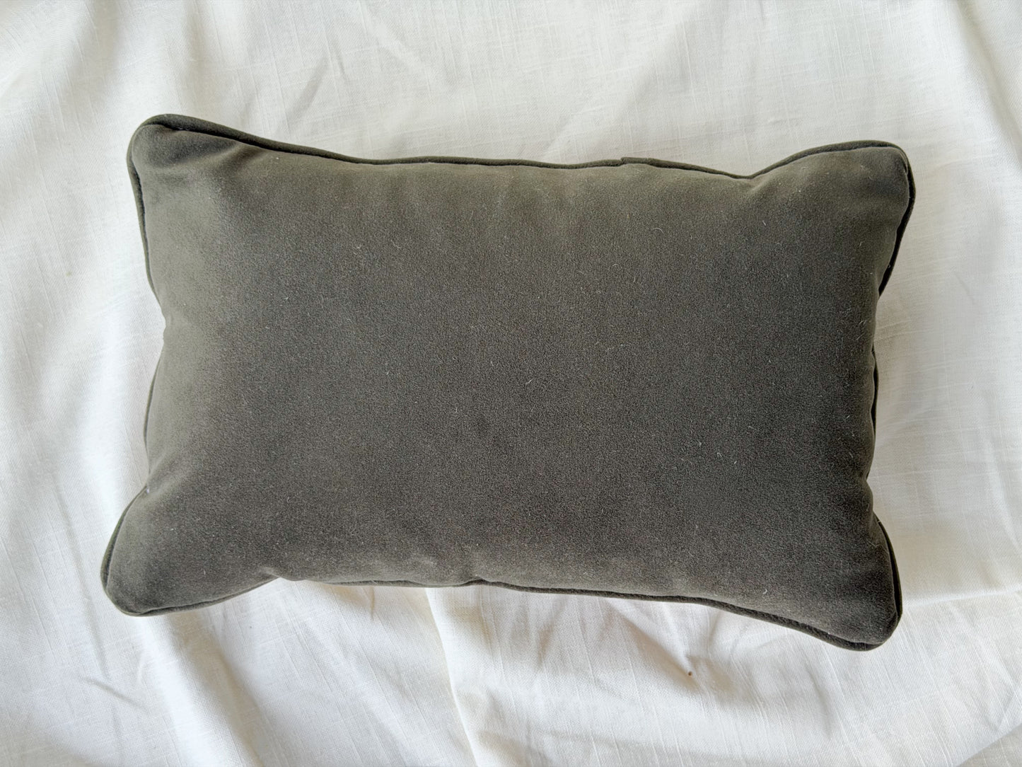 French Wool Textile Accent Pillow
