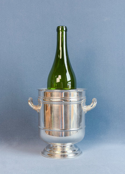 Vintage Christofle ‘Ondulations’ Silverplate Ice Bucket