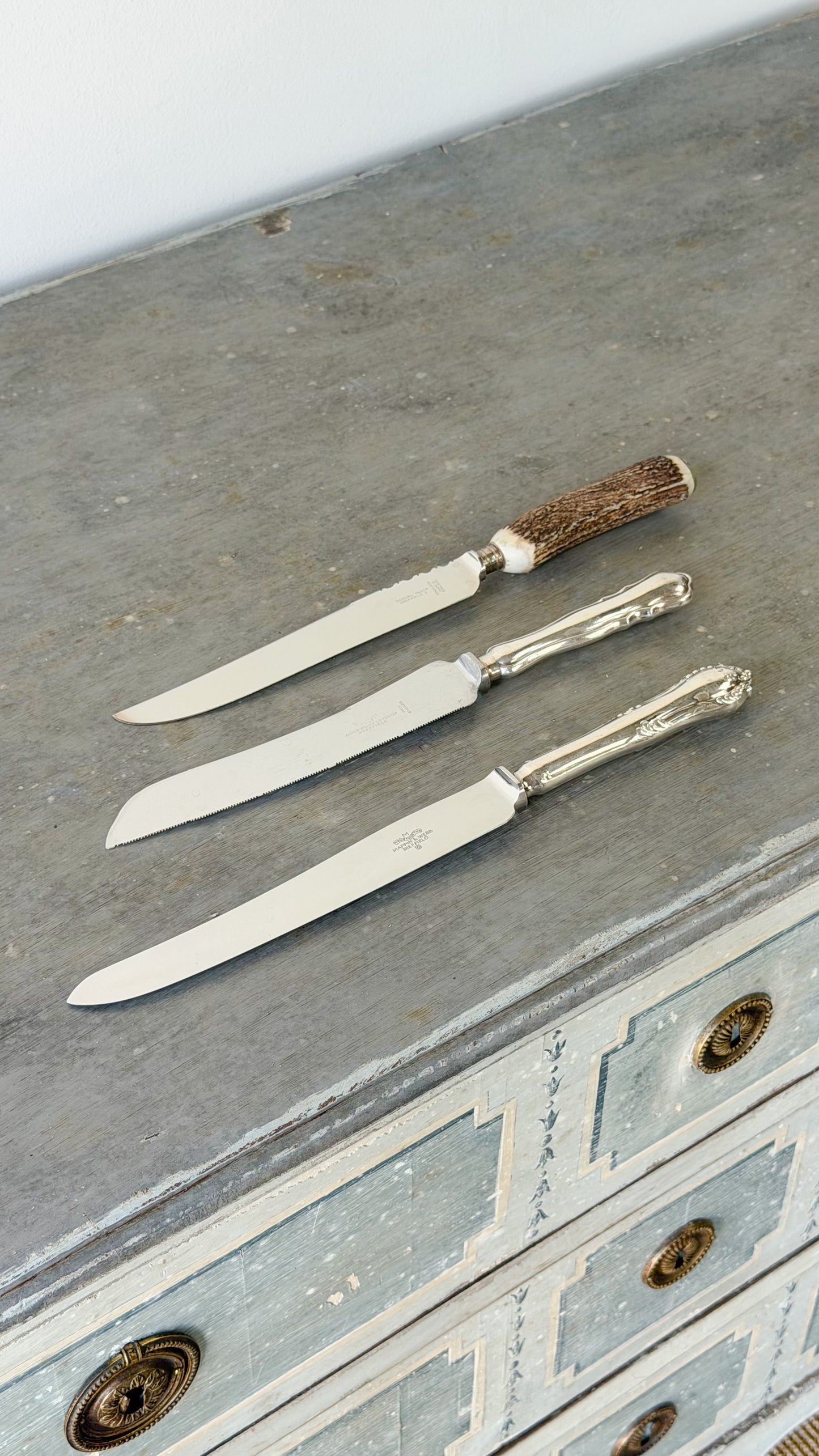 Vintage Sheffield Silverplate Cake Knife