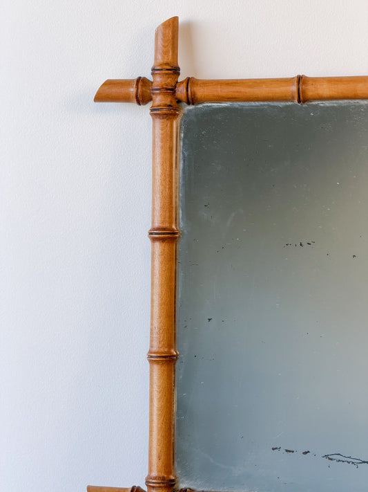 French Faux Bamboo Mirror (No. 3)