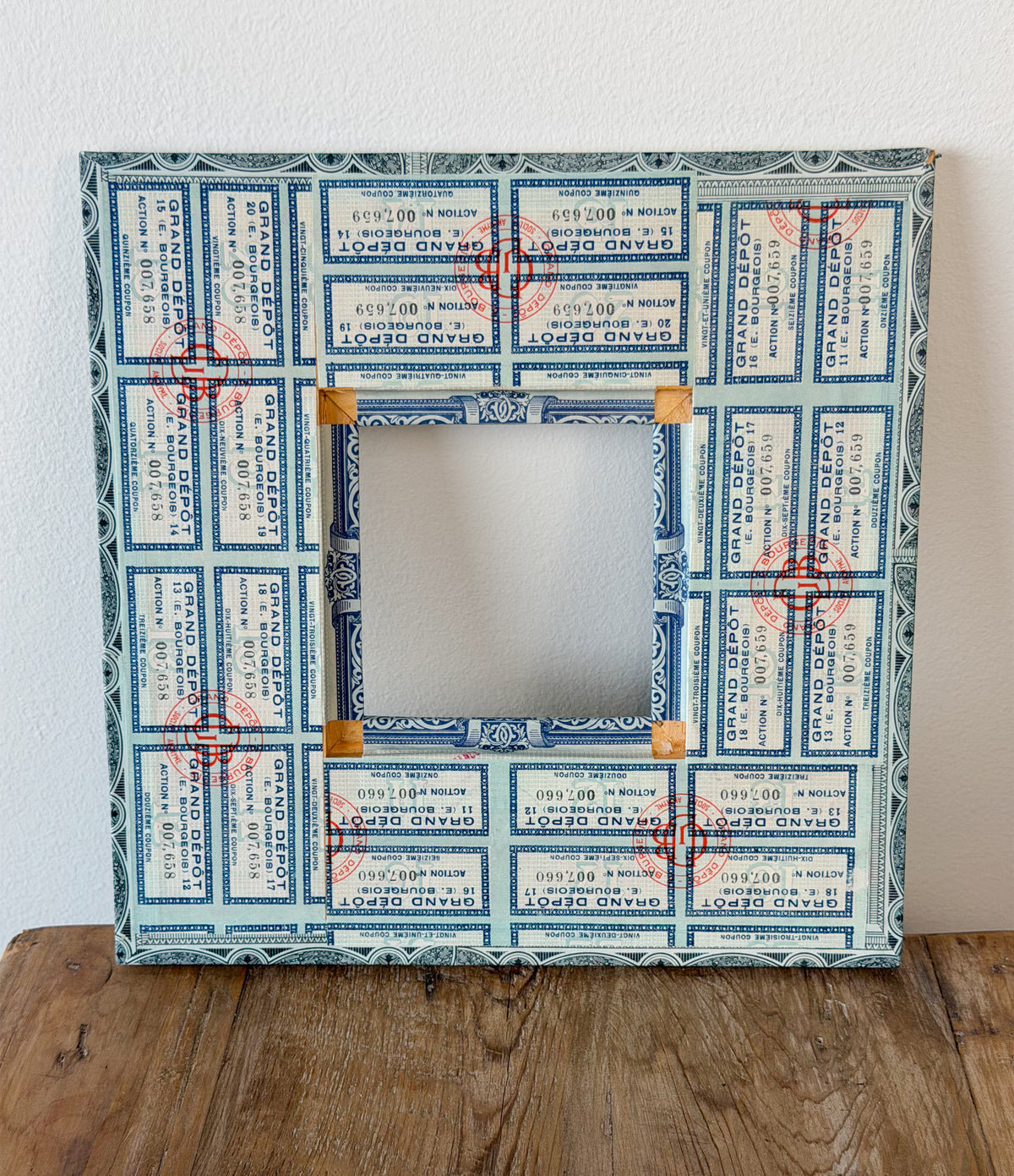 French Découpage Frame No. XI | Square Flat ‘GDB’