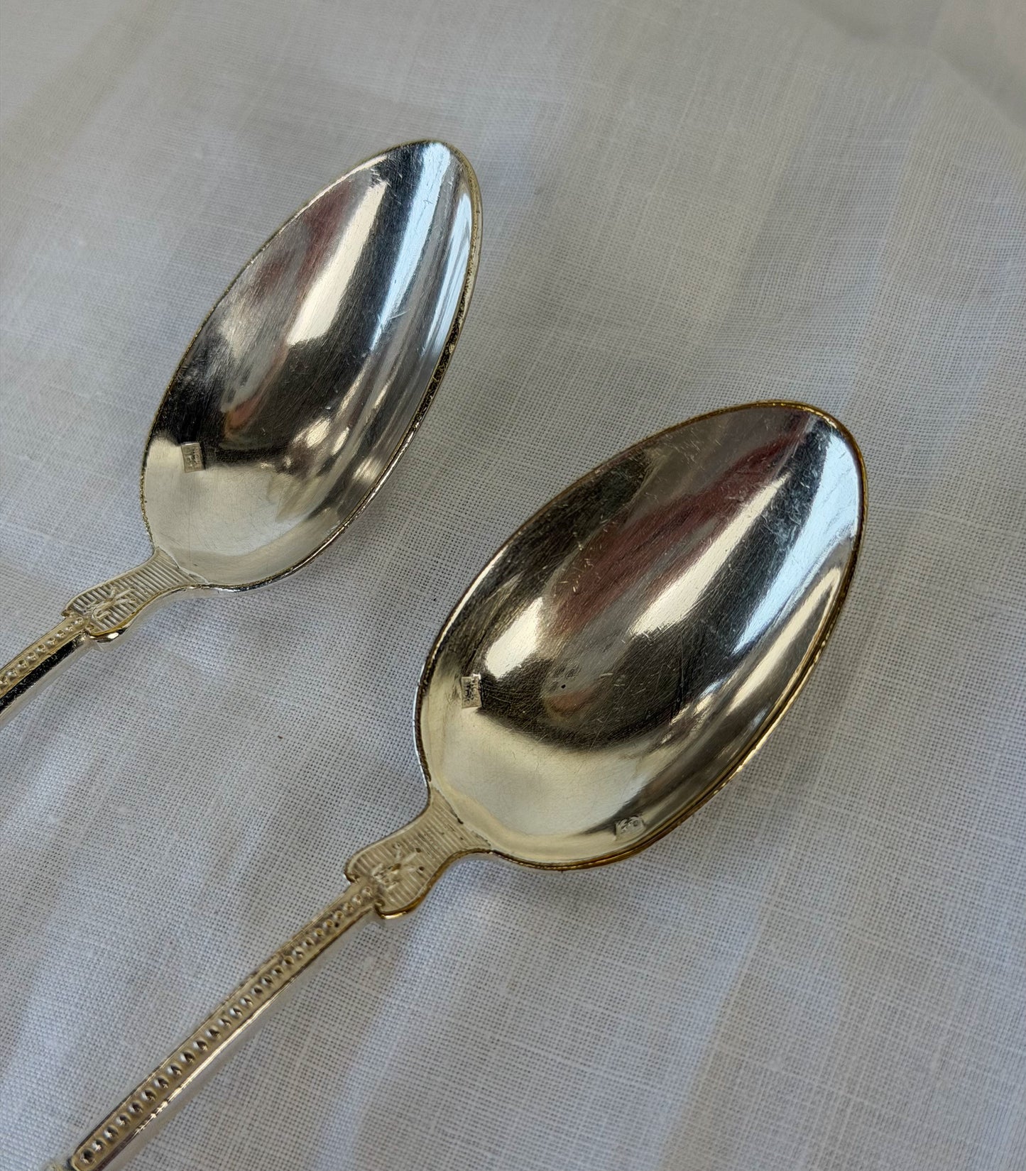 French Silverplate Condiment Spoons & Forks