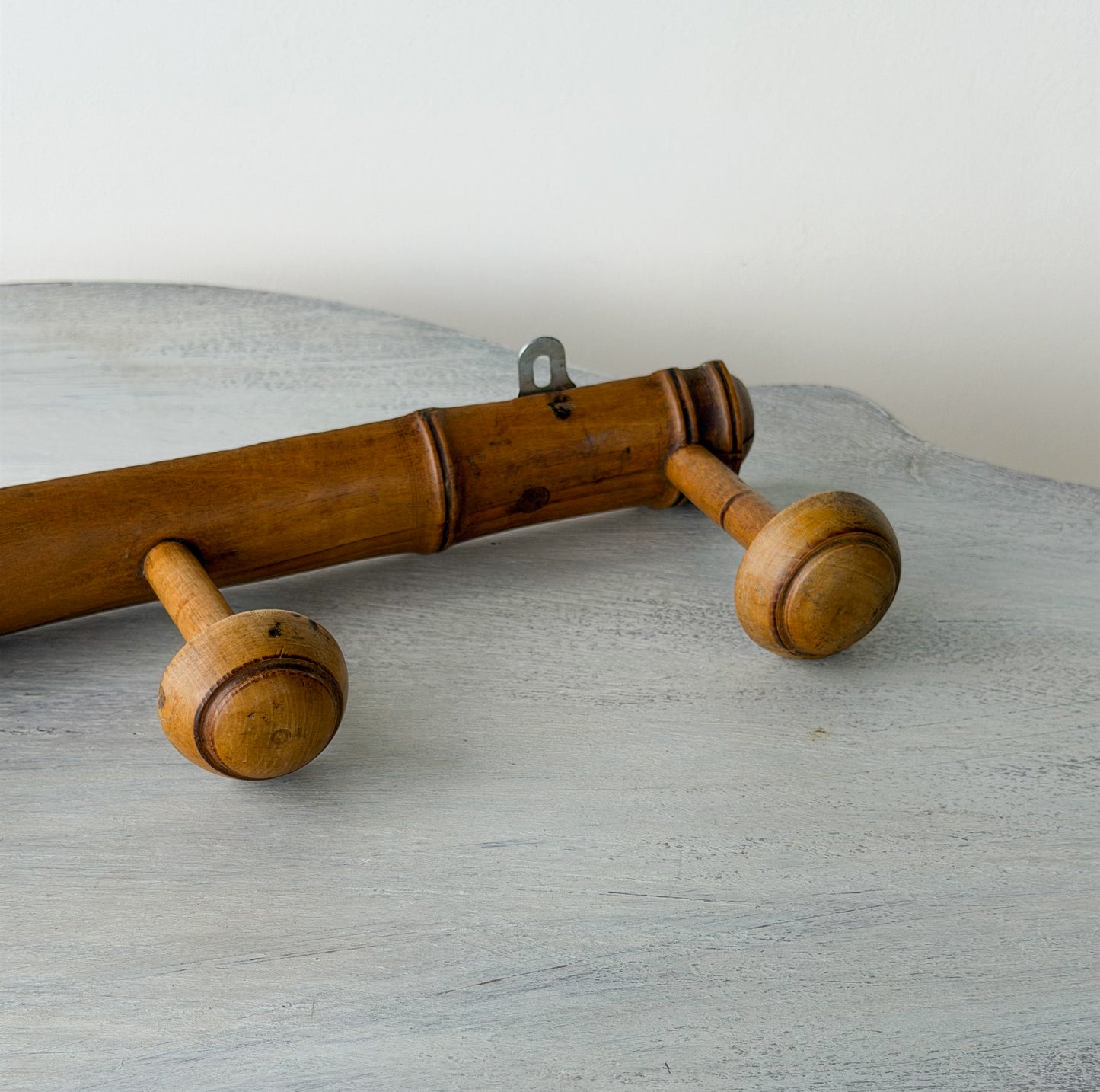 French Faux Bamboo Coat Rack