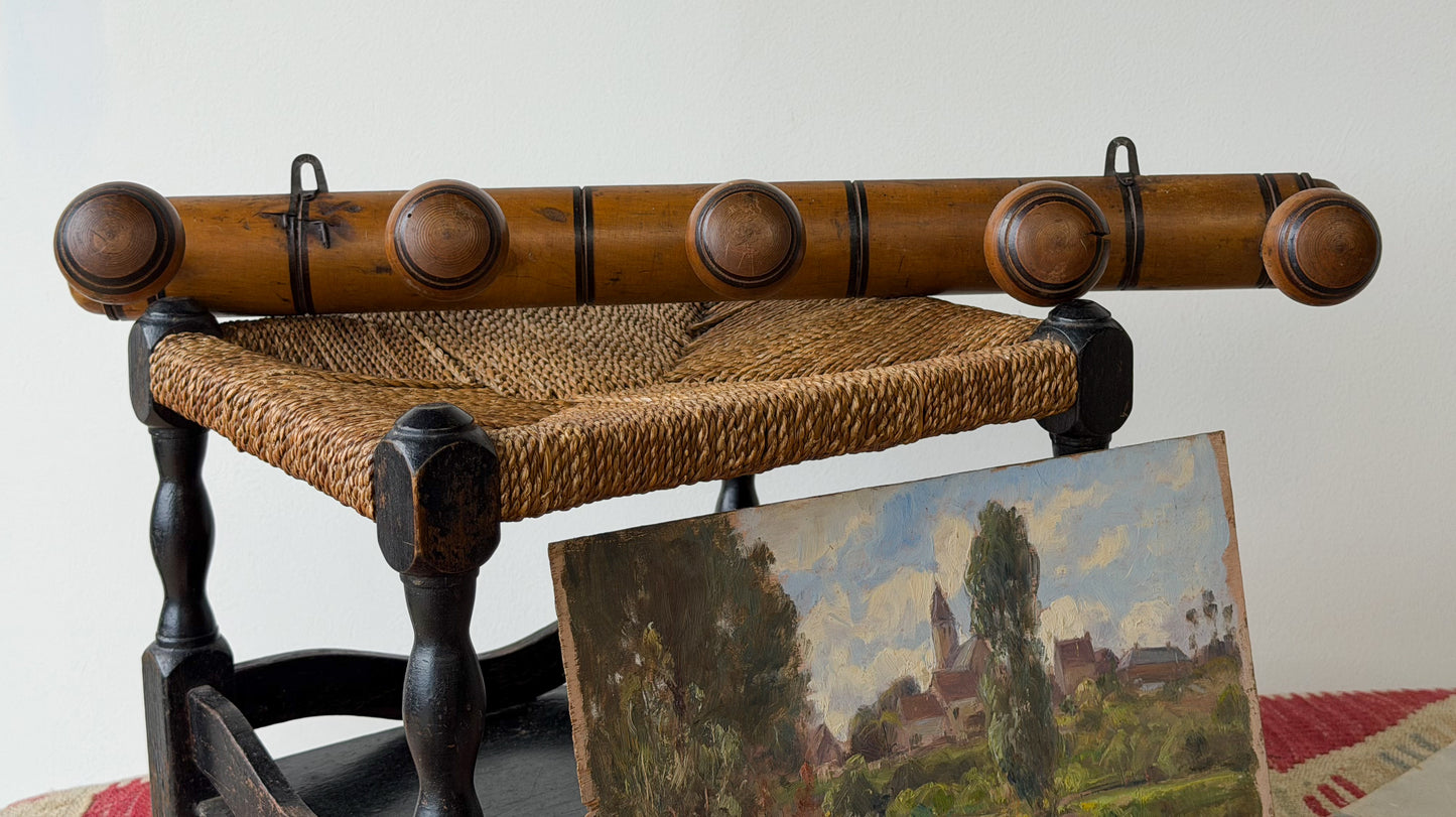 French Faux Bamboo Coat Rack