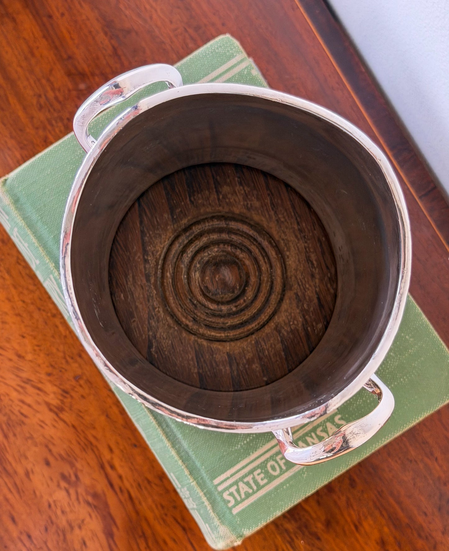 English Silverplate Wine Cooler
