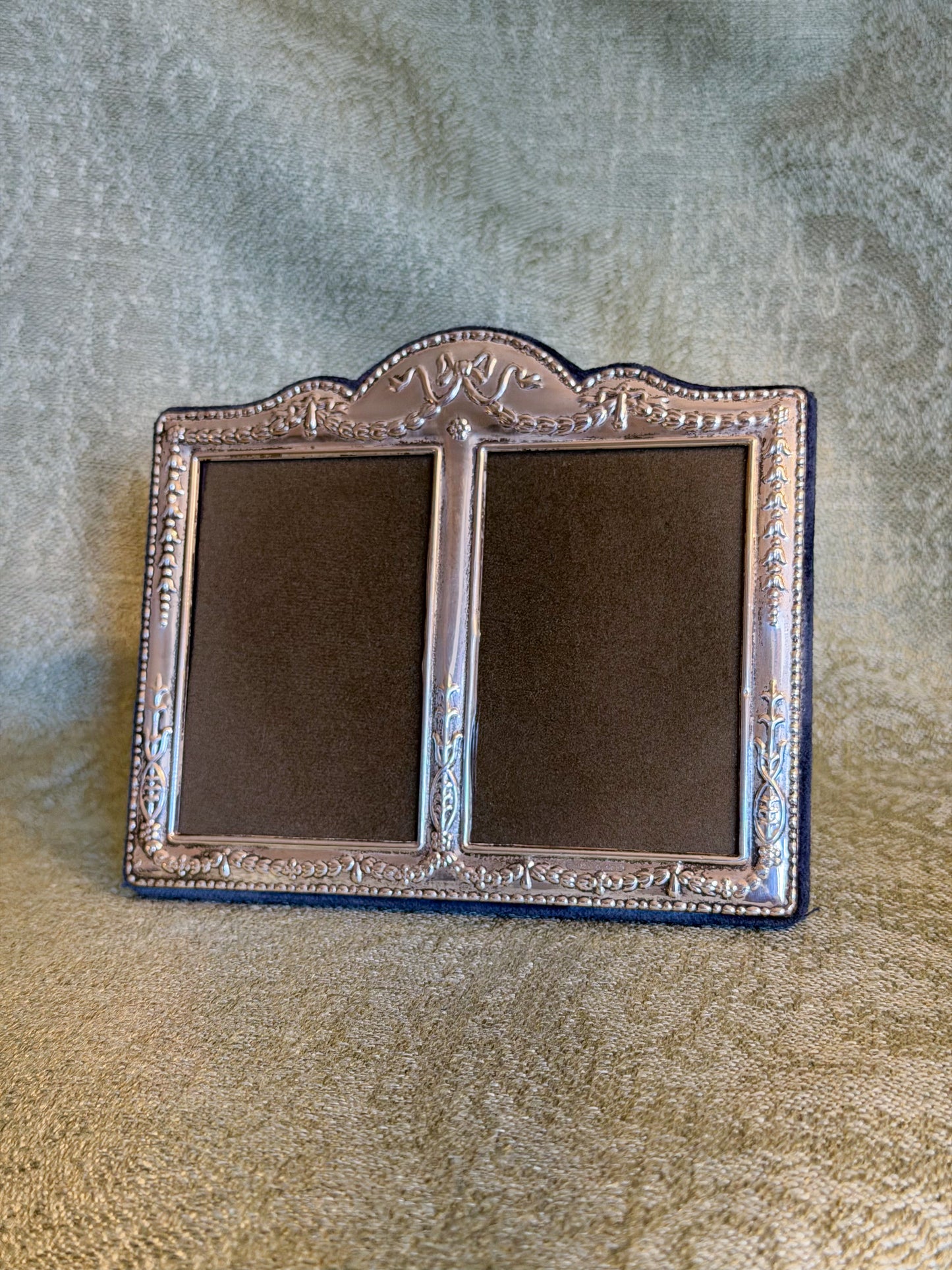 1999/2000 Sterling Silver Two-Sided Picture Frame