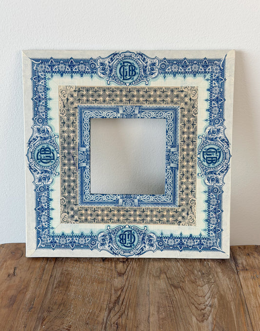 French Découpage Frame No. XI | Square Flat ‘GDB’