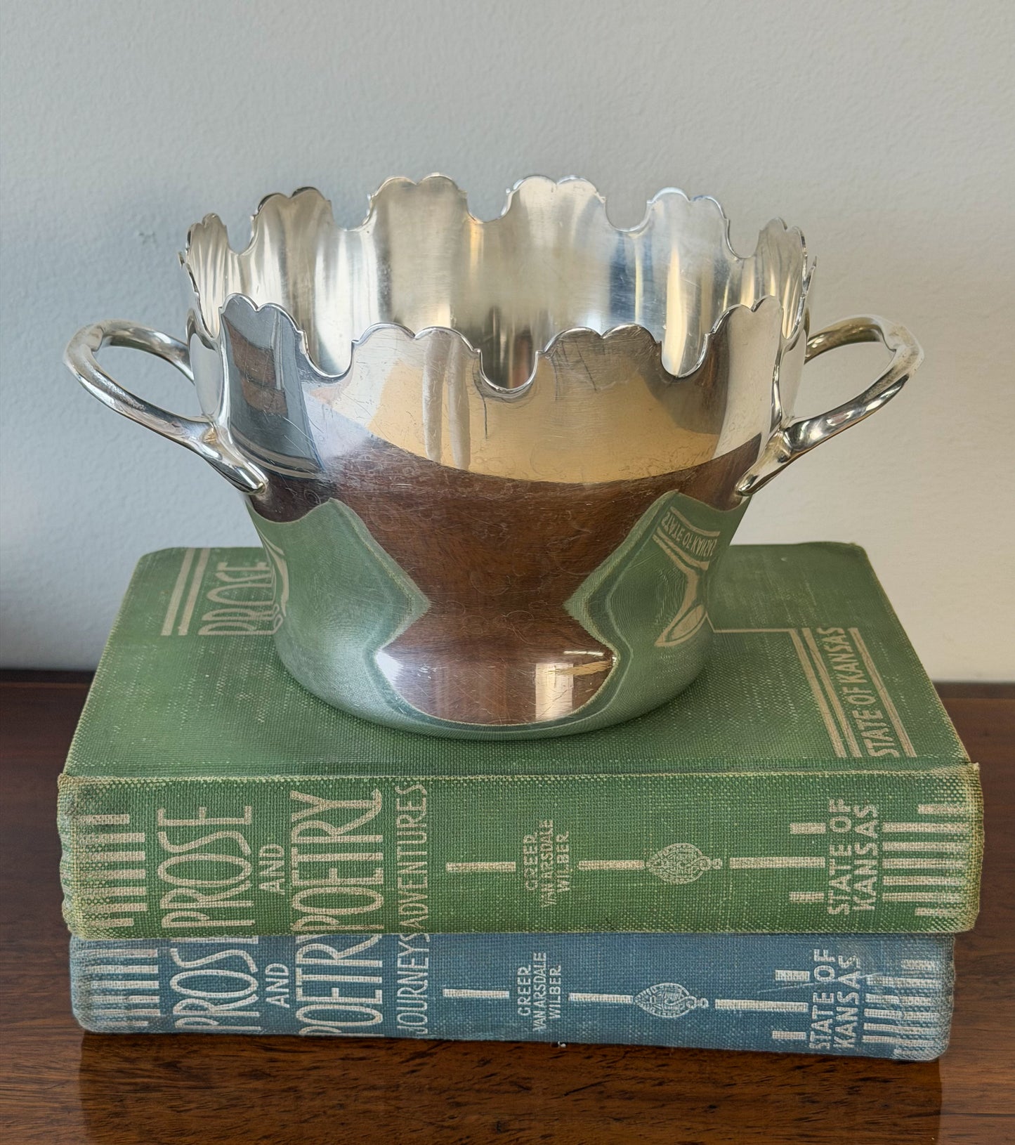 Vintage French Silverplate Cachepot
