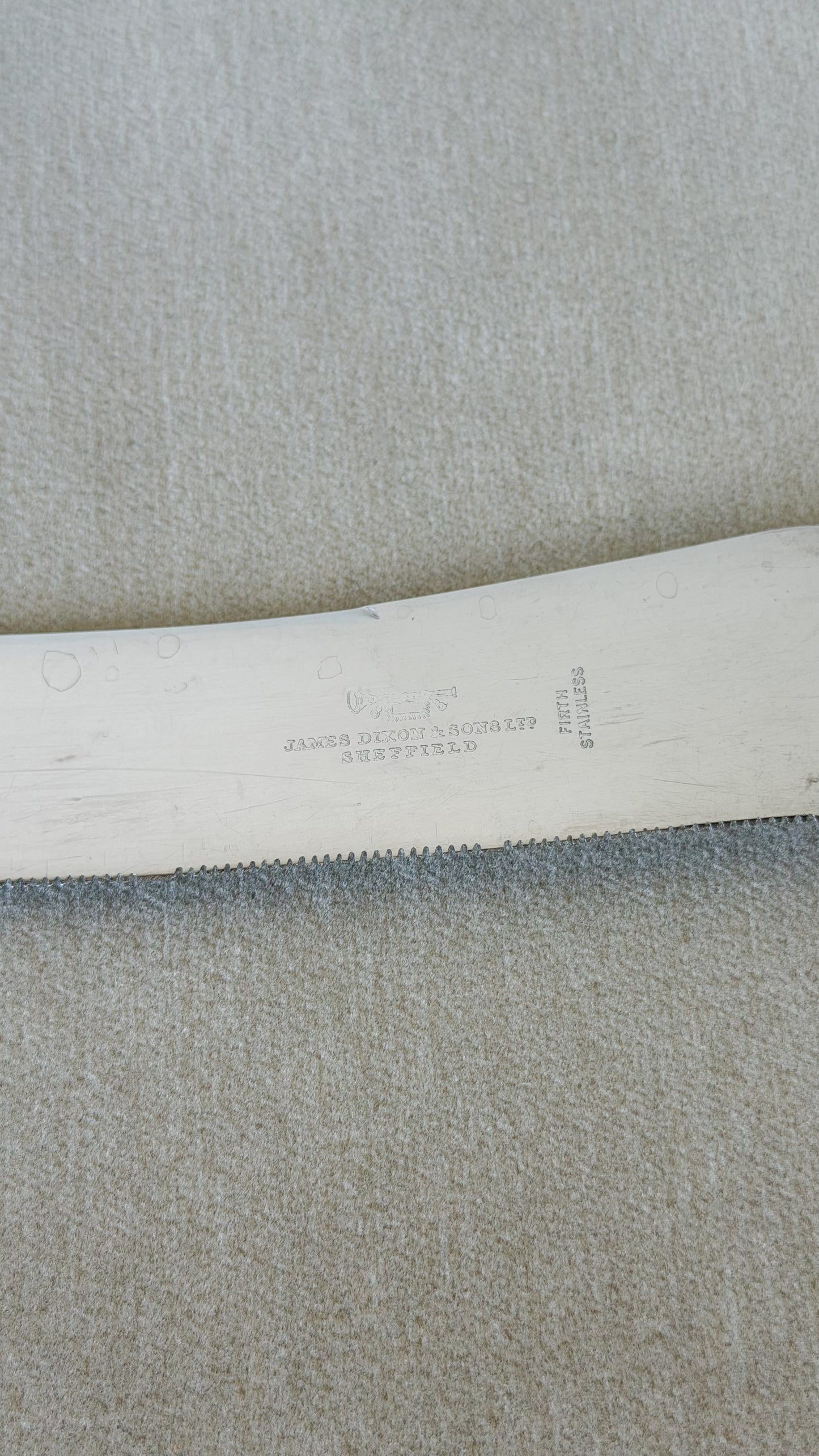 Vintage Sheffield Silverplate Cake Knife