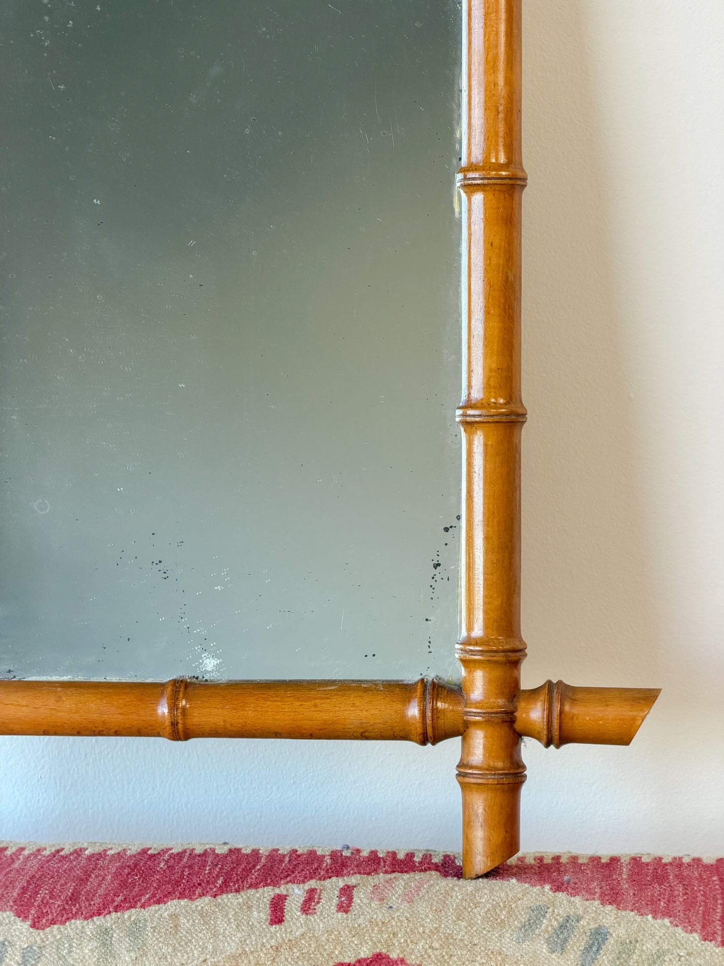 French Faux Bamboo Mirror (No. 2)