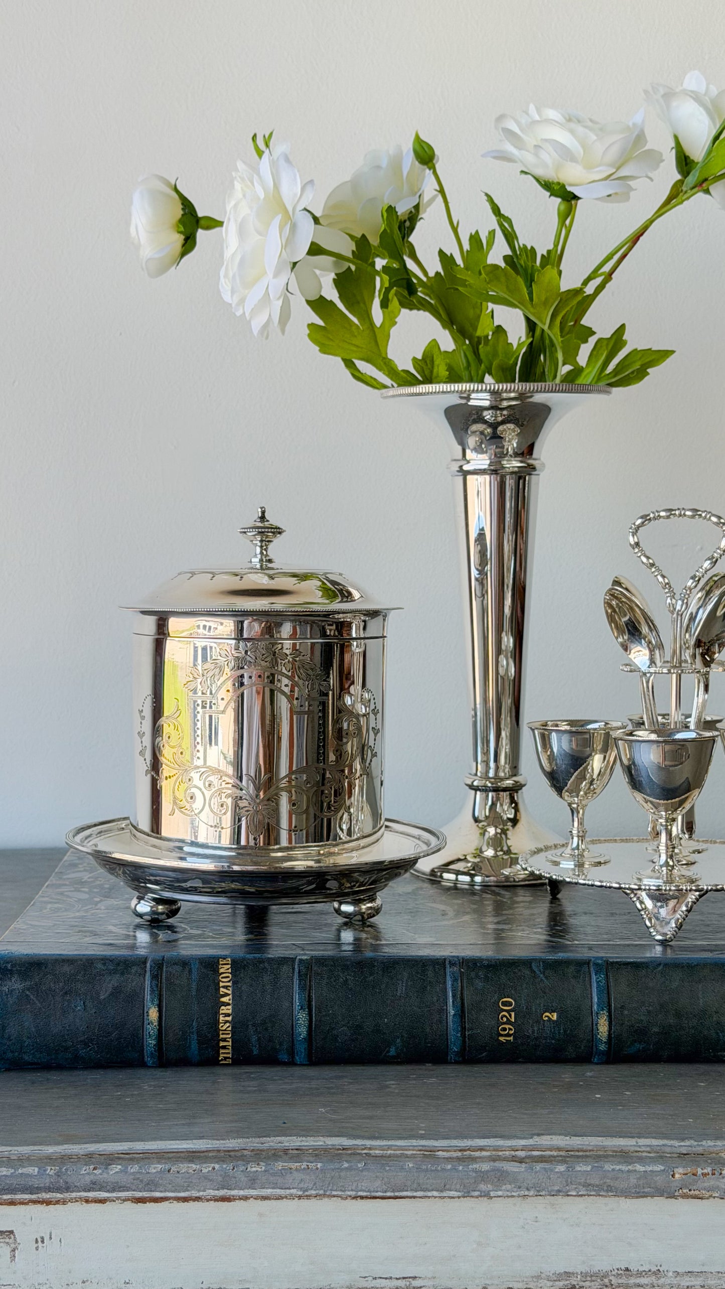Antique Mappin & Webb Biscuit Barrel
