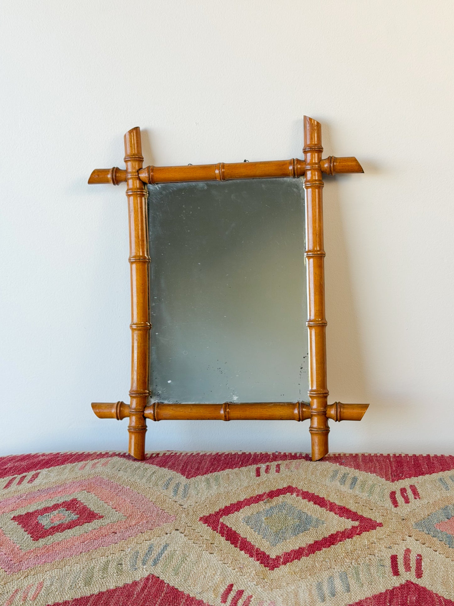 French Faux Bamboo Mirror (No. 2)
