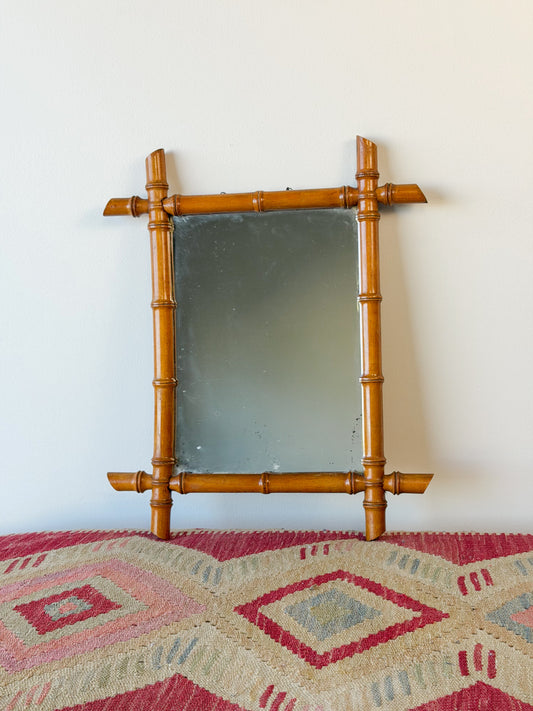 French Faux Bamboo Mirror (No. 2)