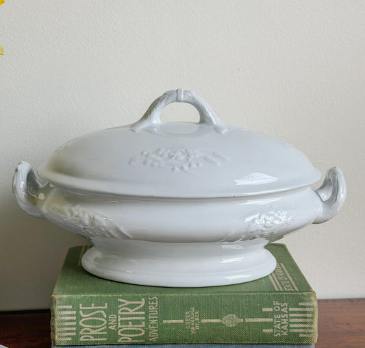 Antique English Ironstone Vegetable Server (No. 3)