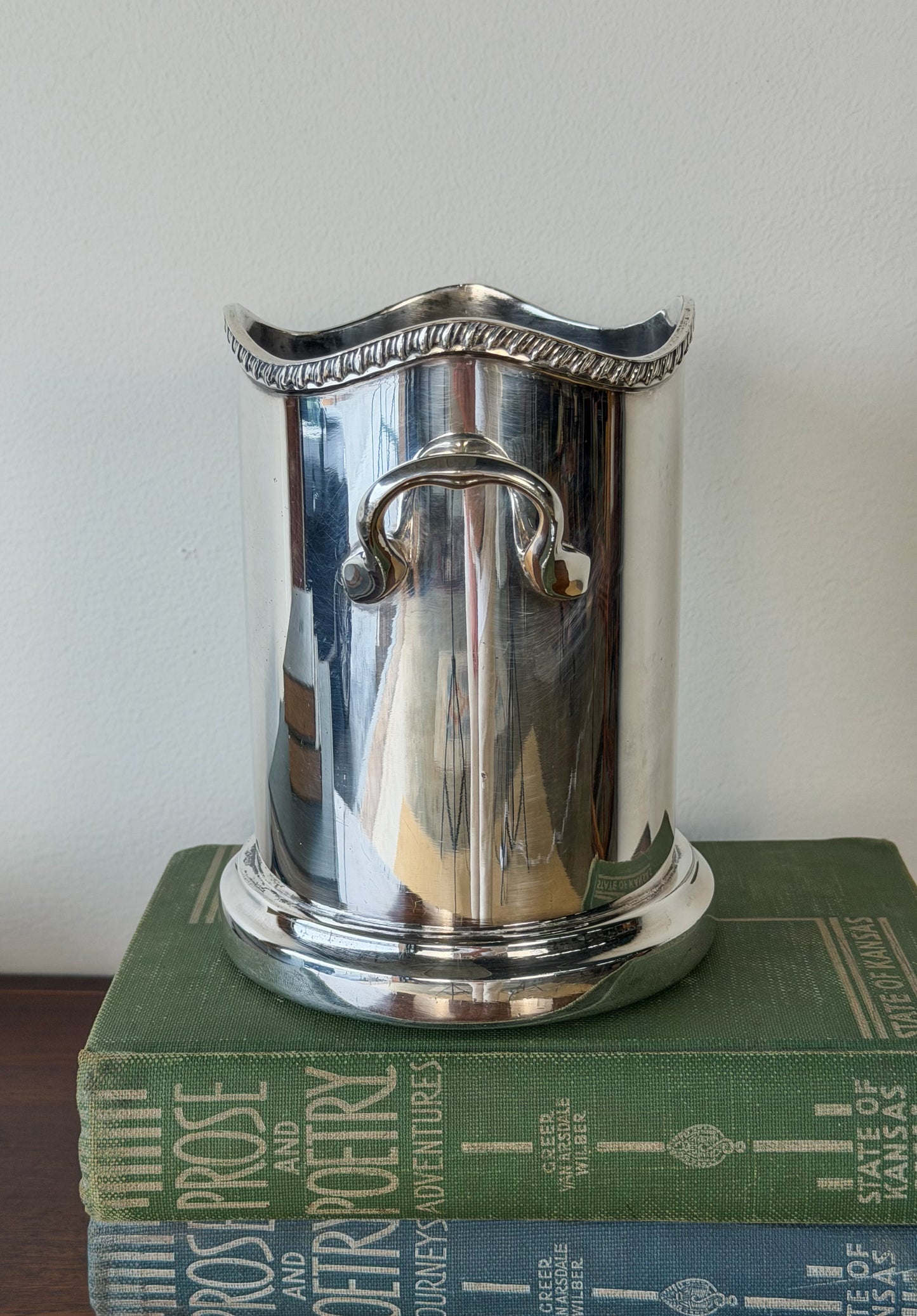 English Silverplate Wine Cooler