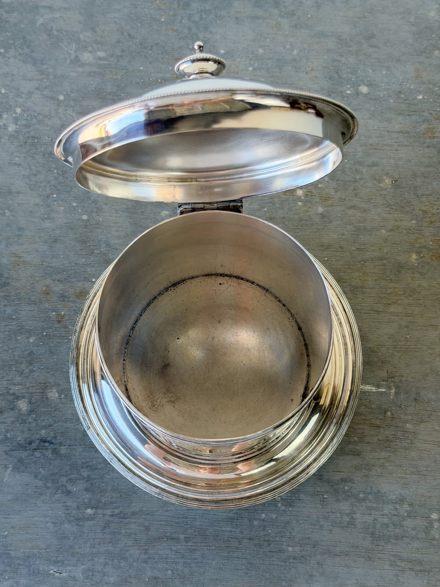 Antique Mappin & Webb Biscuit Barrel