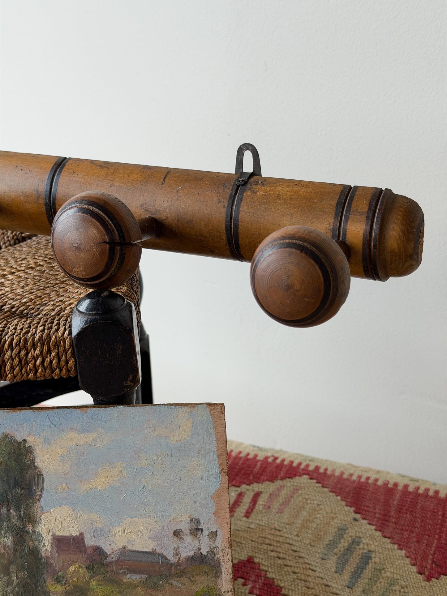 French Faux Bamboo Coat Rack