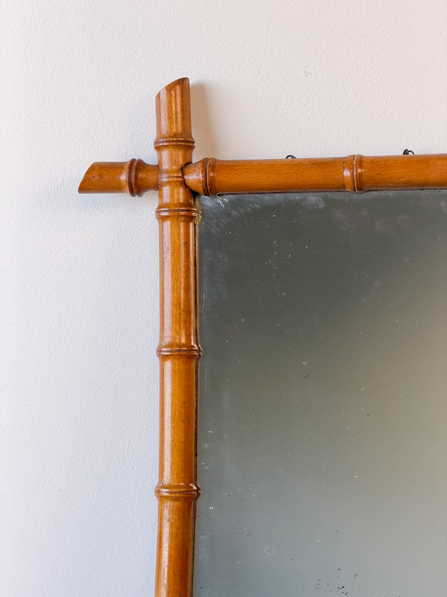 French Faux Bamboo Mirror (No. 2)