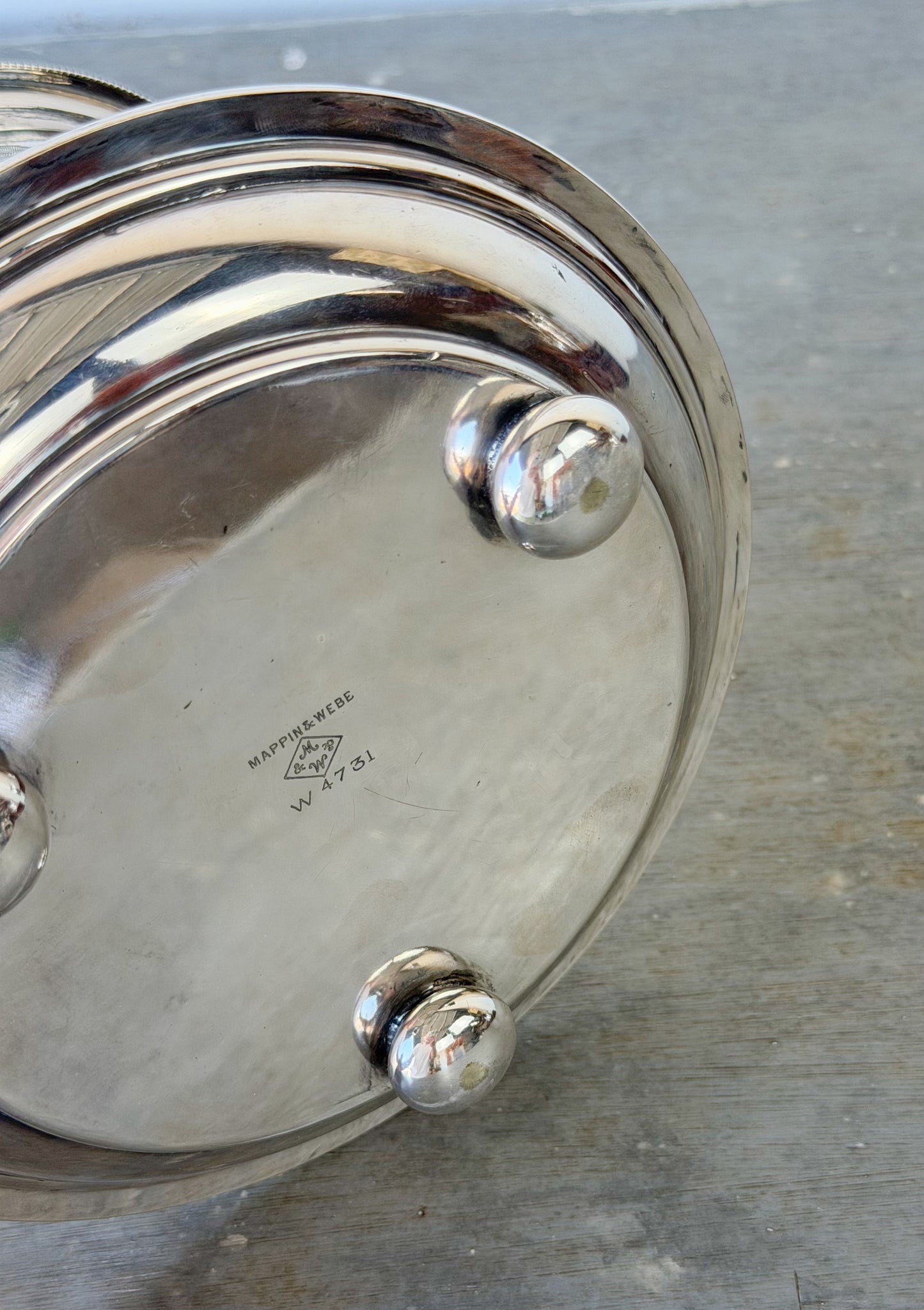 Antique Mappin & Webb Biscuit Barrel