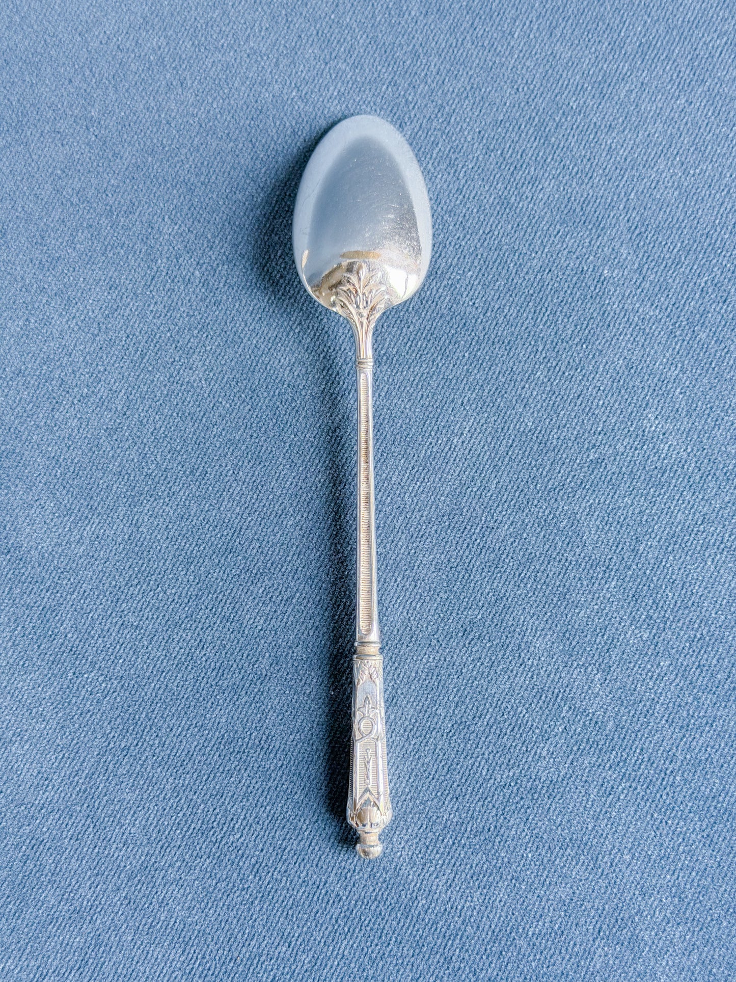 Vintage French Silverplate Condiment Spoons