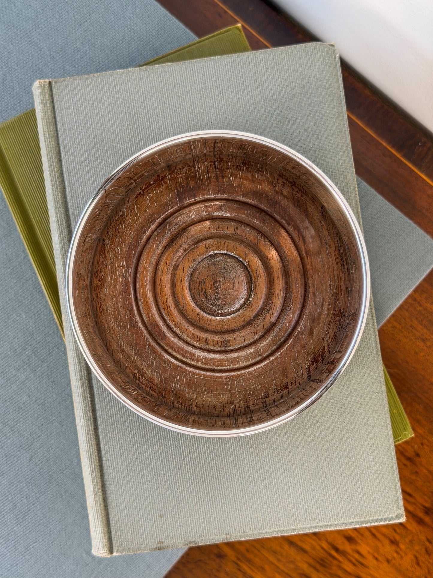 English Silverplate Wine Coasters