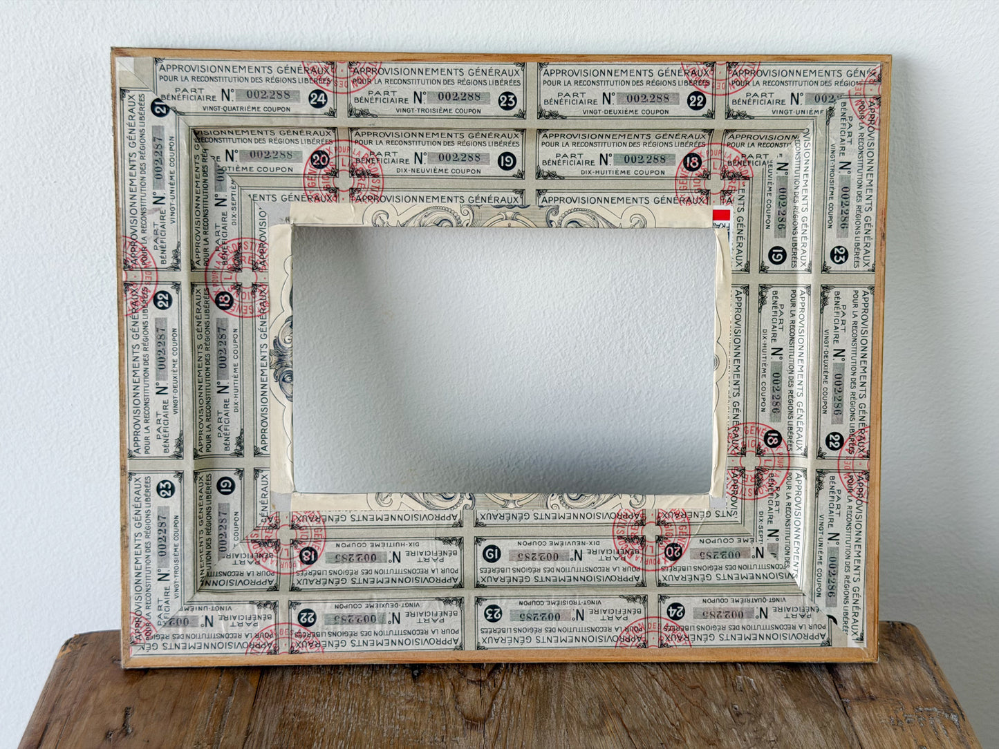 French Découpage Frame | 1909