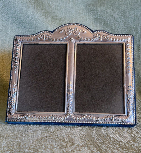 1999/2000 Sterling Silver Two-Sided Picture Frame