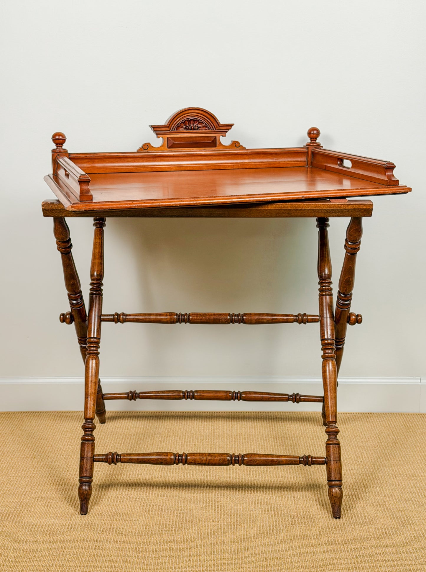 Antique English Oak Butler’s Tray Table