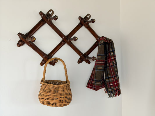 Faux Bamboo Coat Rack