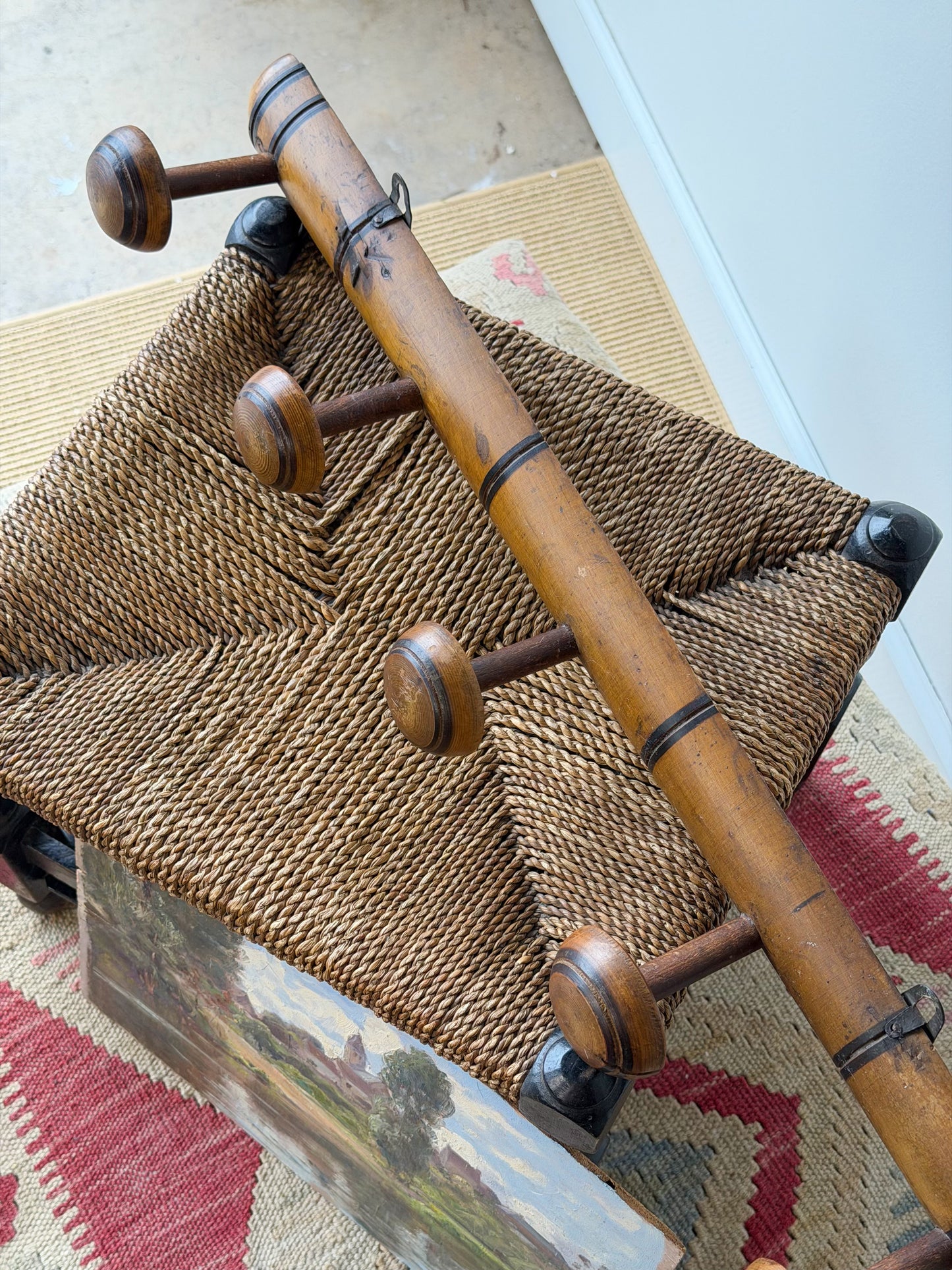 French Faux Bamboo Coat Rack