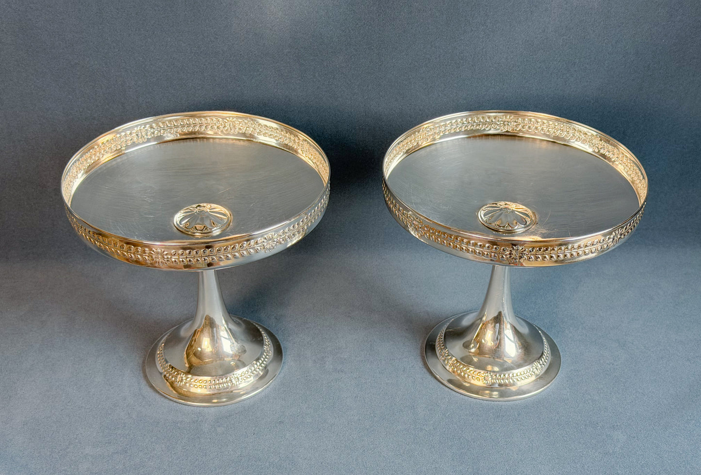 WMF Silverplate Compote Pair