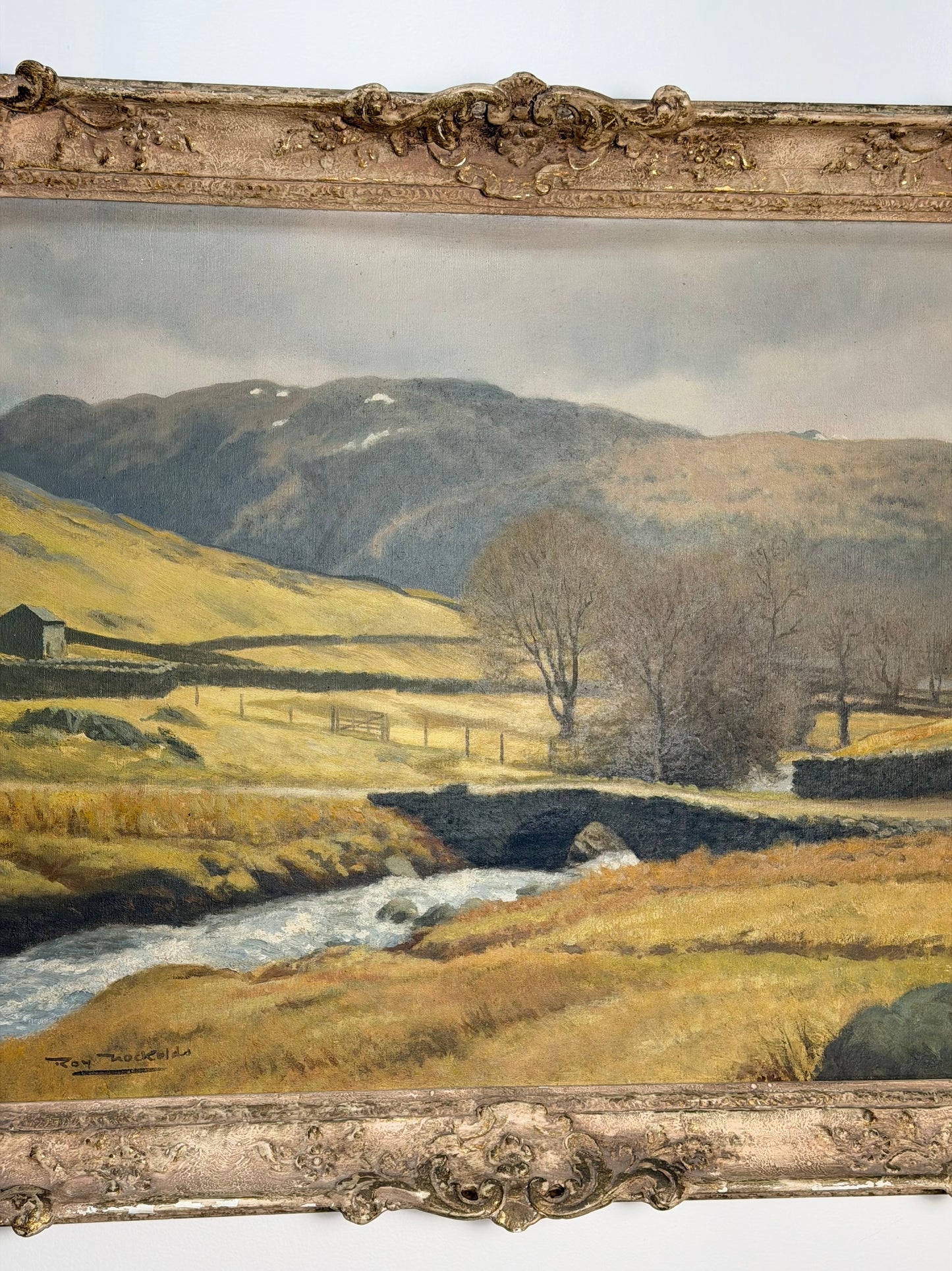 ‘Packhorse Bridge in Cumbria’ Oil on Canvas