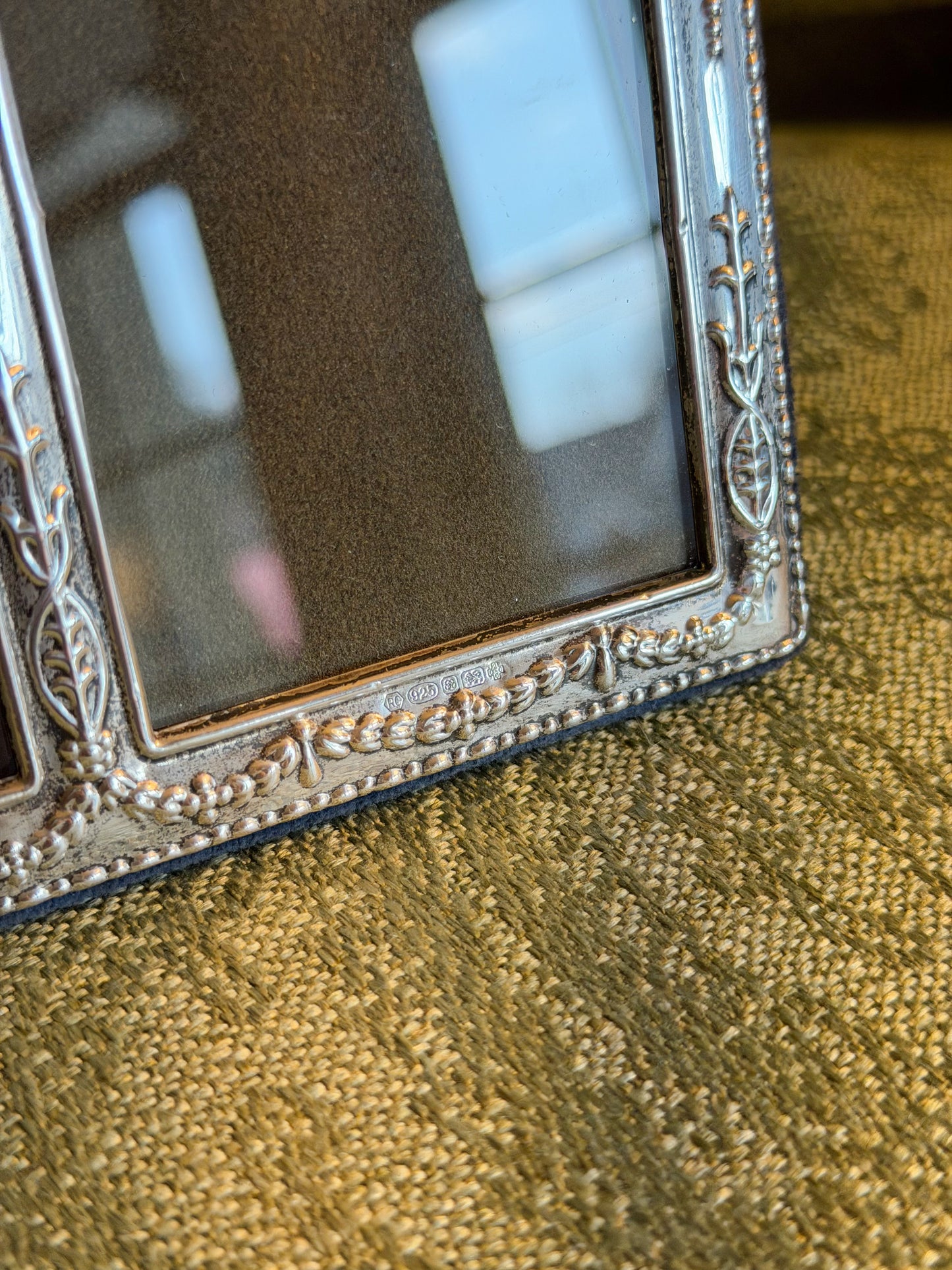 1999/2000 Sterling Silver Two-Sided Picture Frame