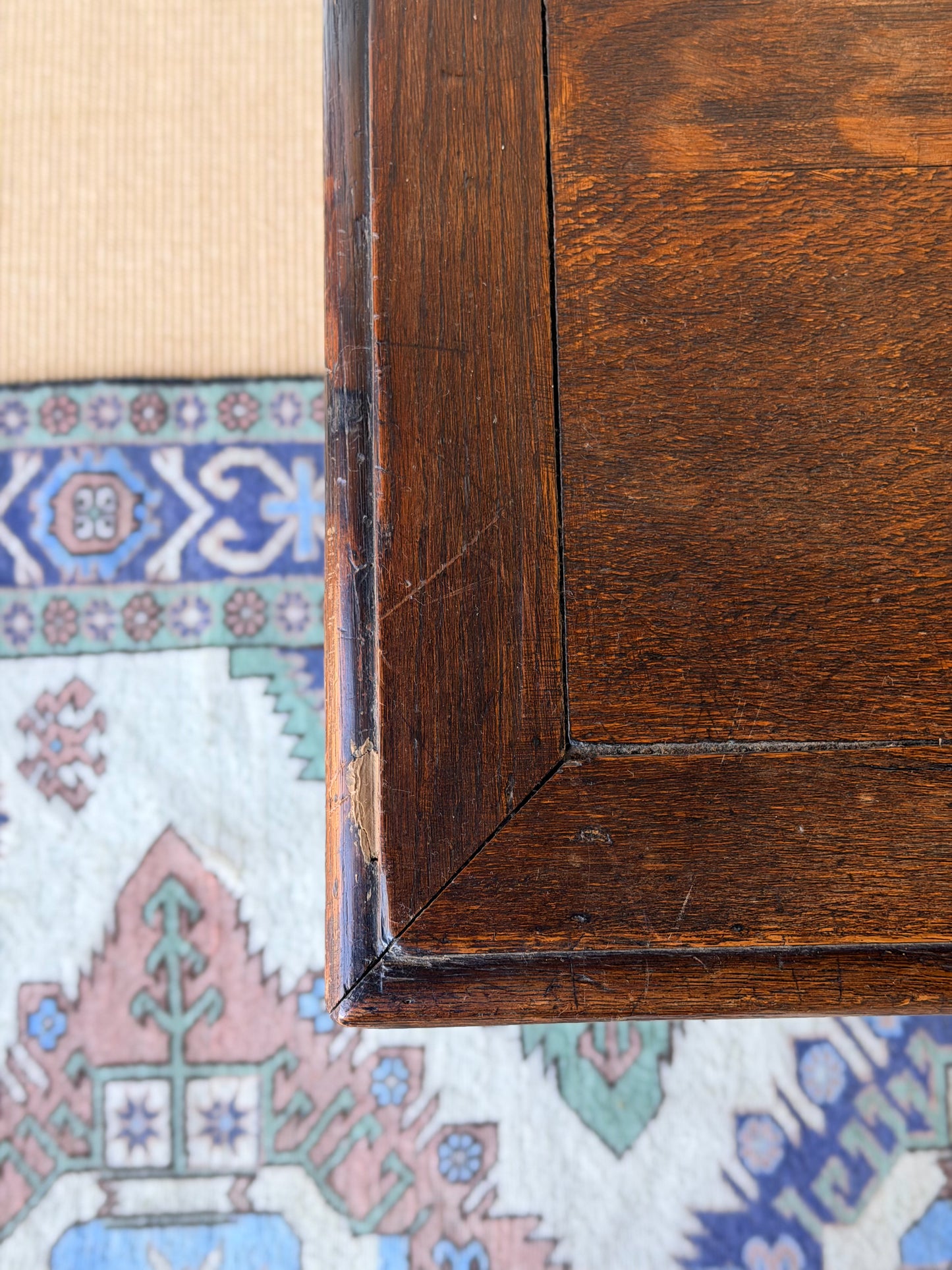 French Oak Writing Table