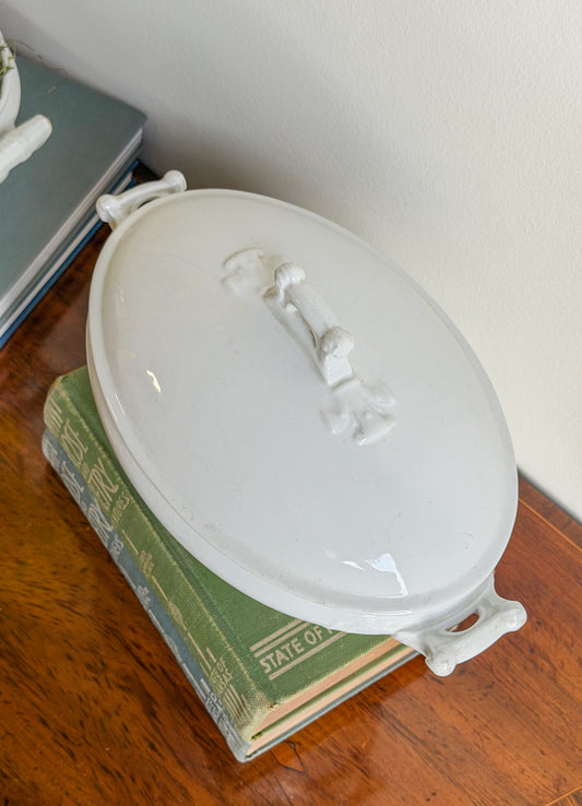 Antique English Ironstone Vegetable Server (No. 2)