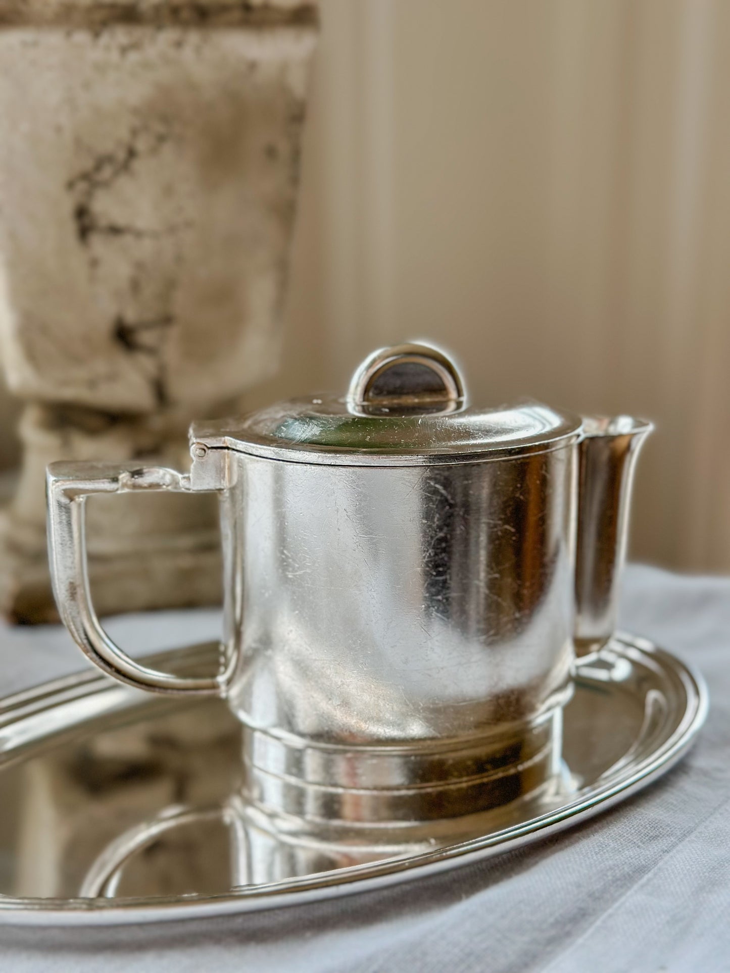 Vintage Hotel Silver Teapot by Berndorf
