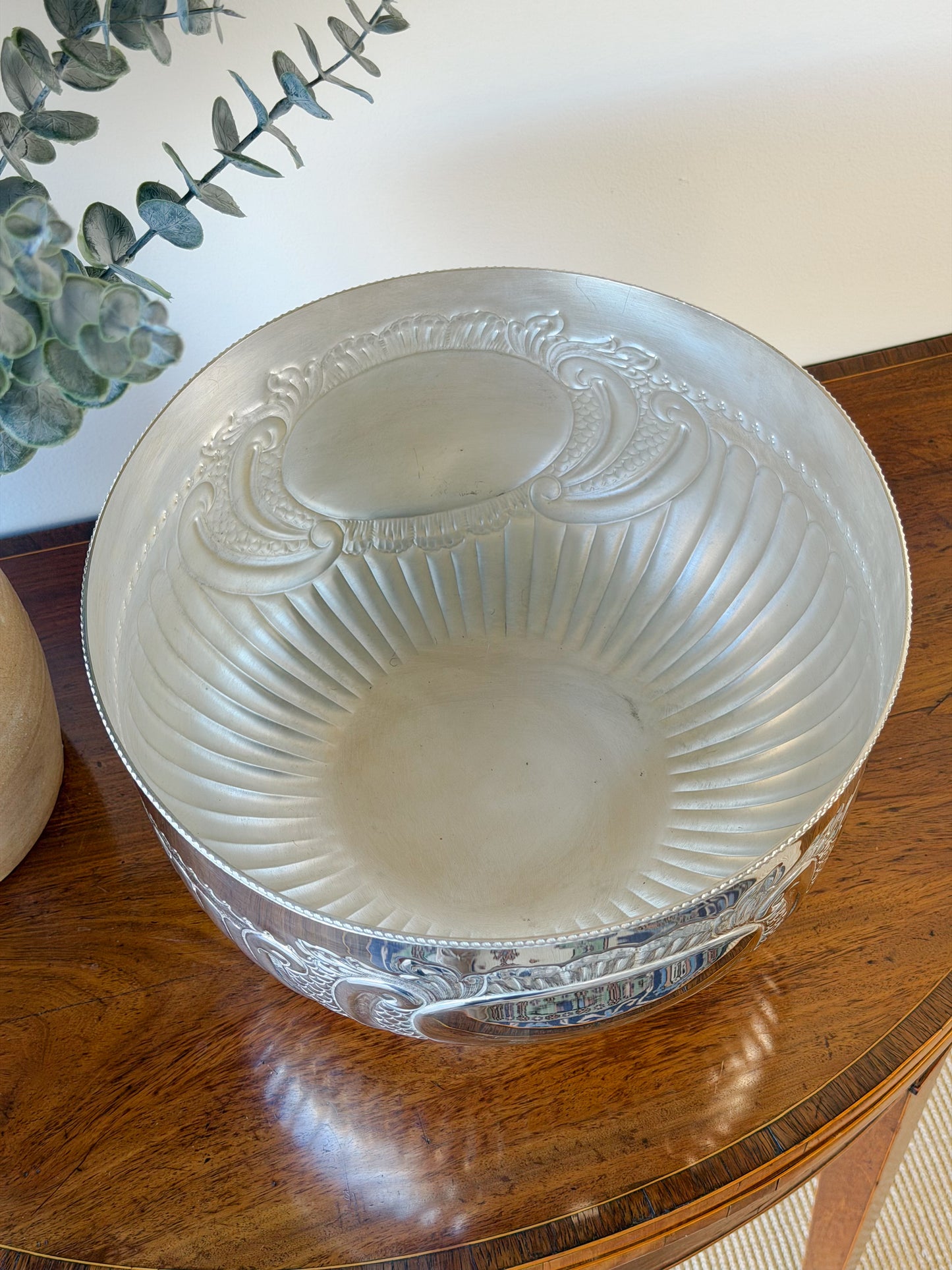 Vintage William & Mary Reproduction Punch Bowl