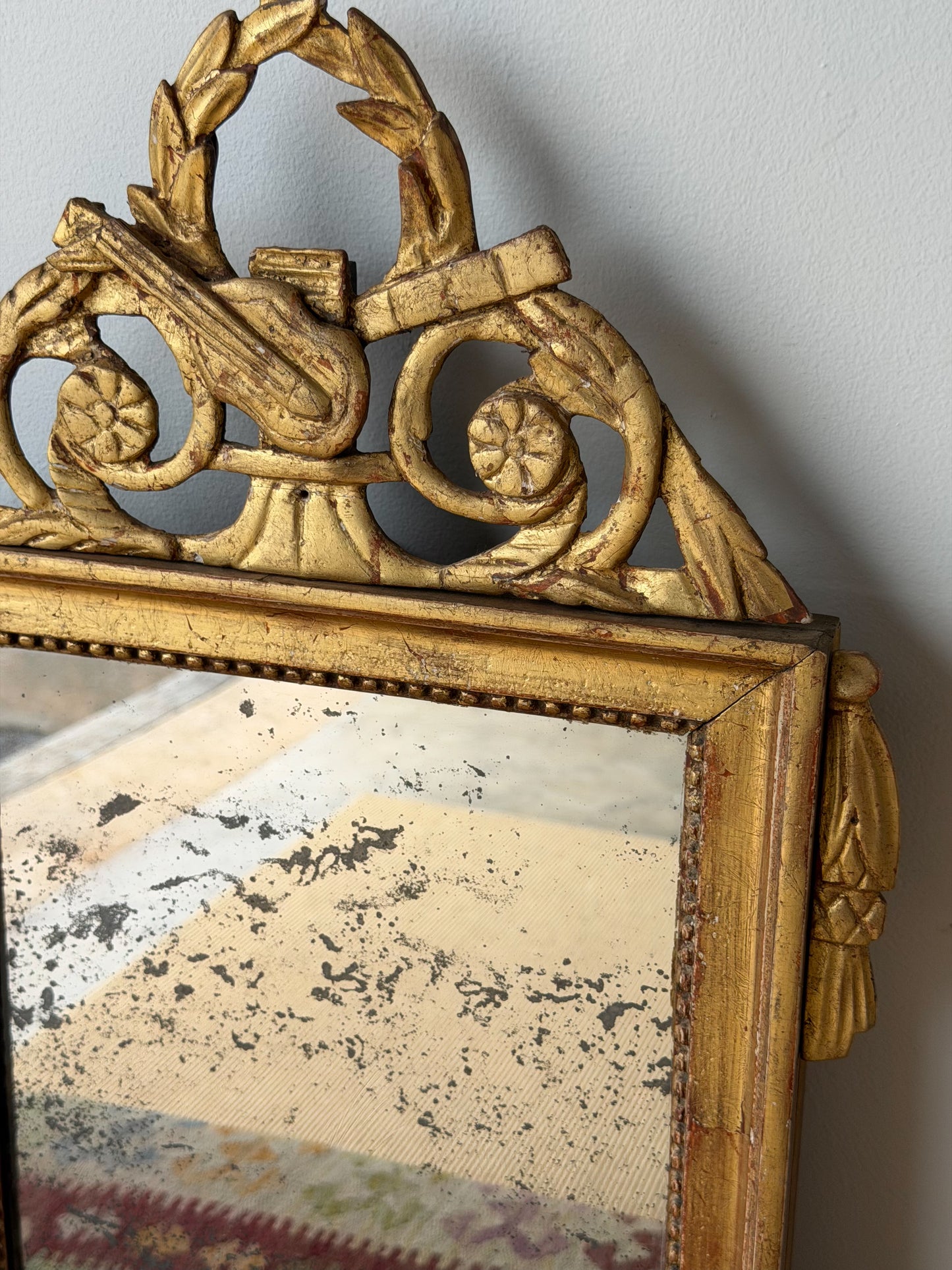Antique French Marriage Mirror (Small)