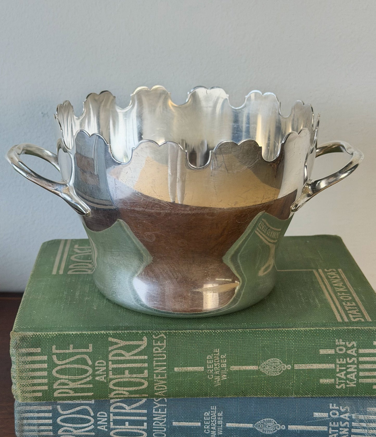 Vintage French Silverplate Cachepot