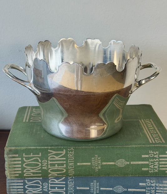 Vintage French Silverplate Cachepot