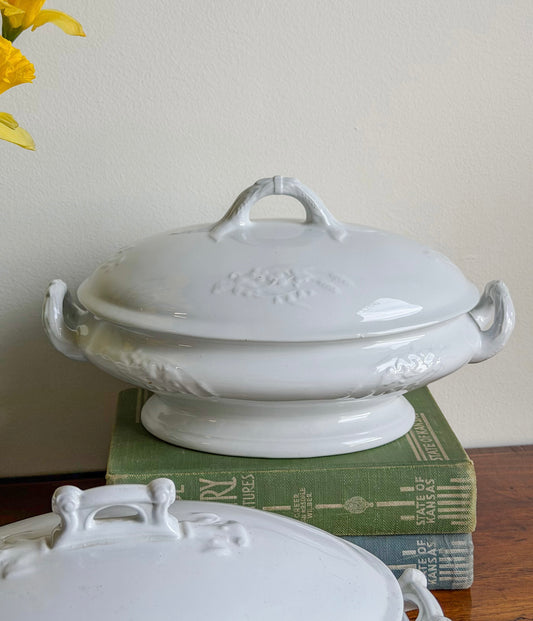 Antique English Ironstone Vegetable Server (No. 3)