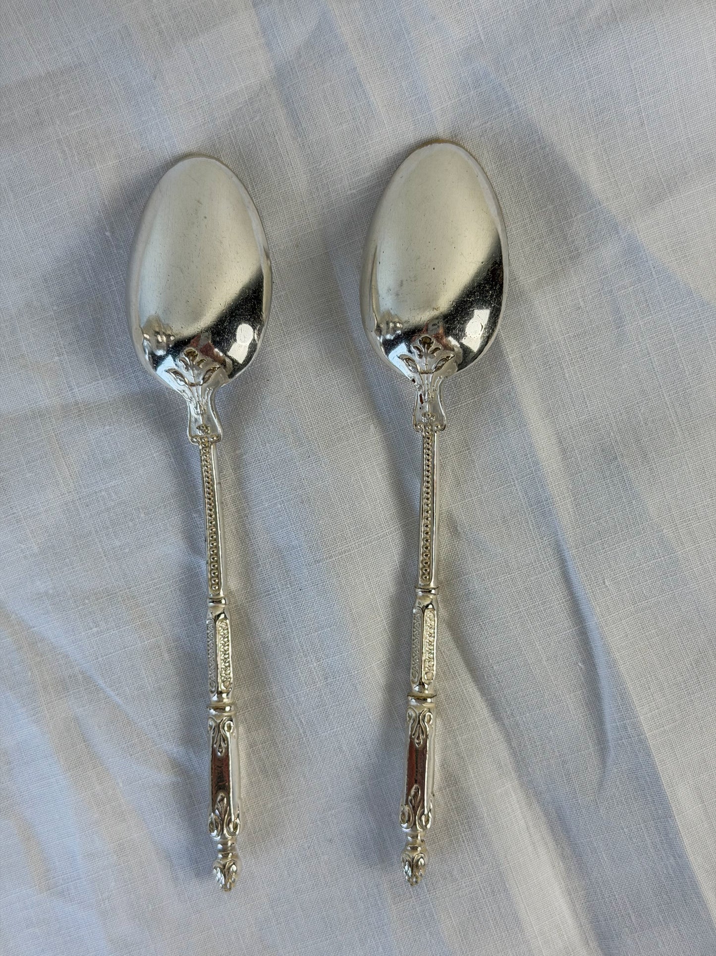 French Silverplate Condiment Spoons & Forks