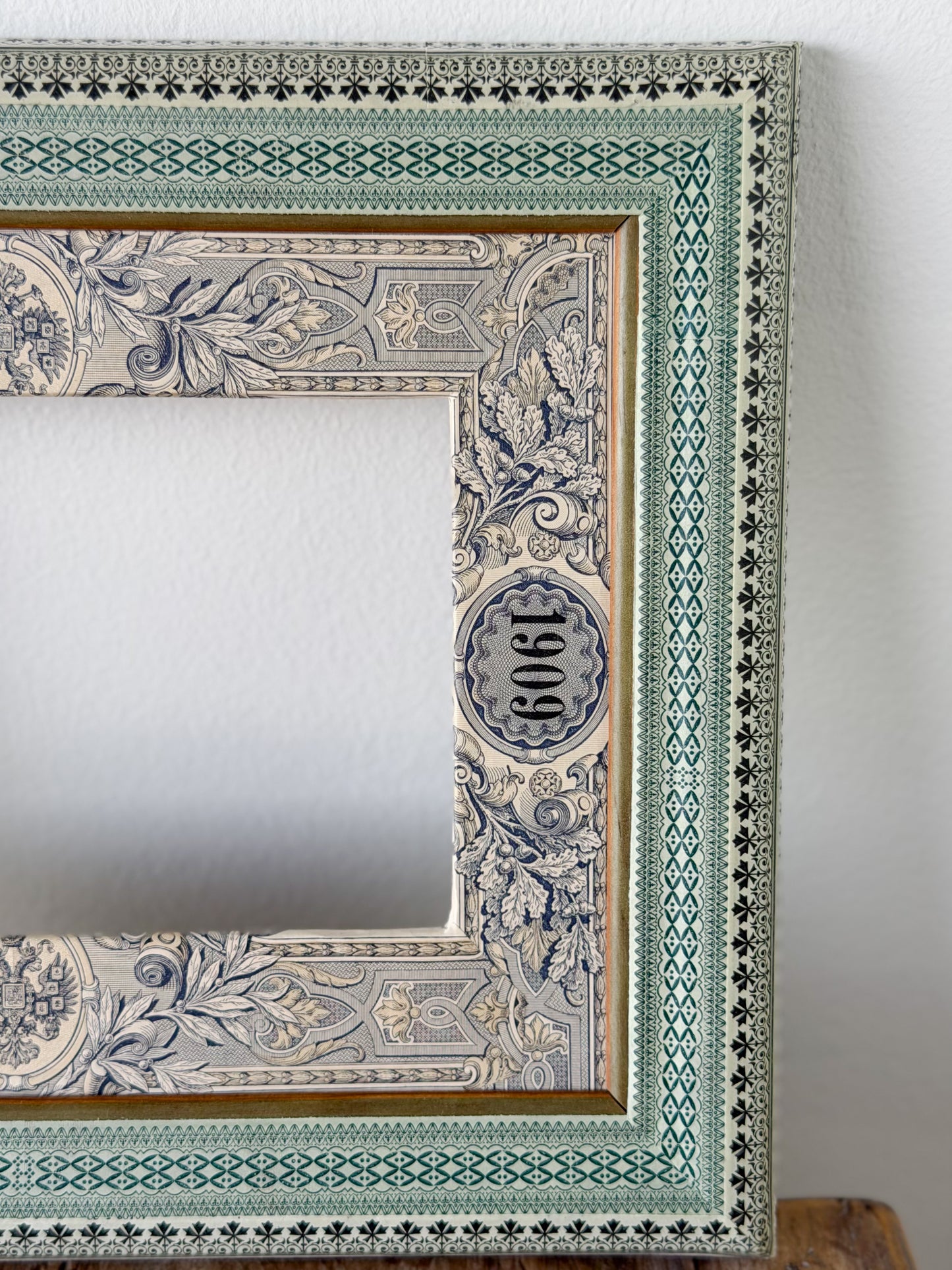 French Découpage Frame | 1909