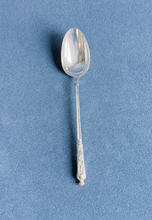 Vintage French Silverplate Condiment Spoons