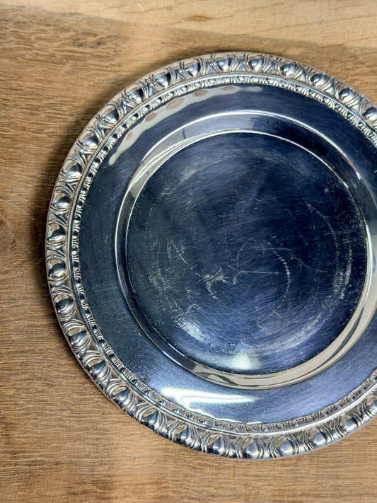 Vintage Silverplate Wine Coaster