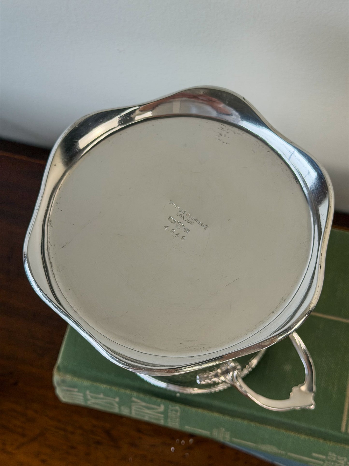 English Hammered Silverplate Wine Cooler
